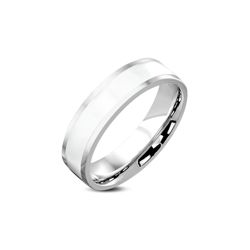 Stainless Steel Band with White Resin Stainless Steel Band with White Resin